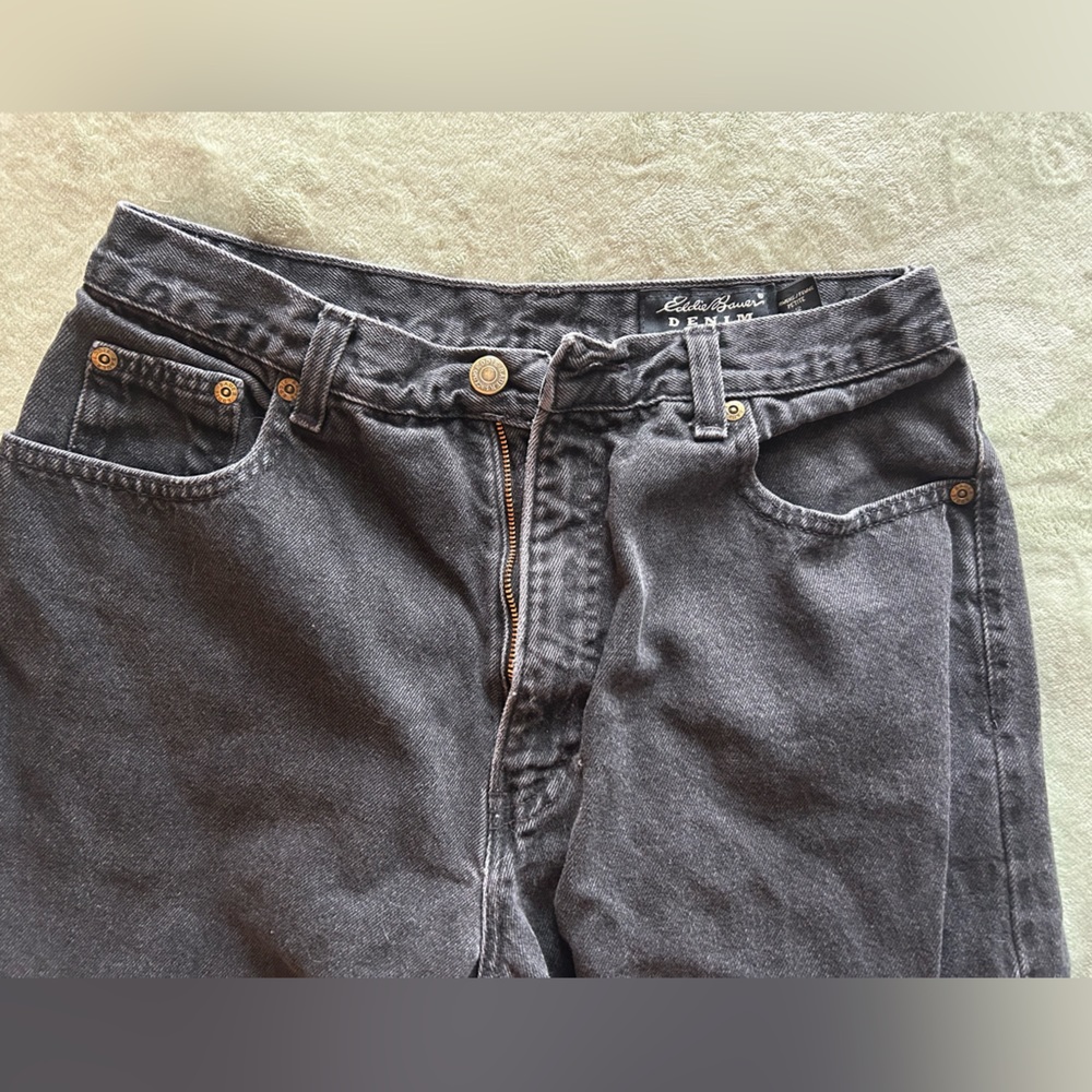 Eddie Bauer Black Loose Fit Jeans